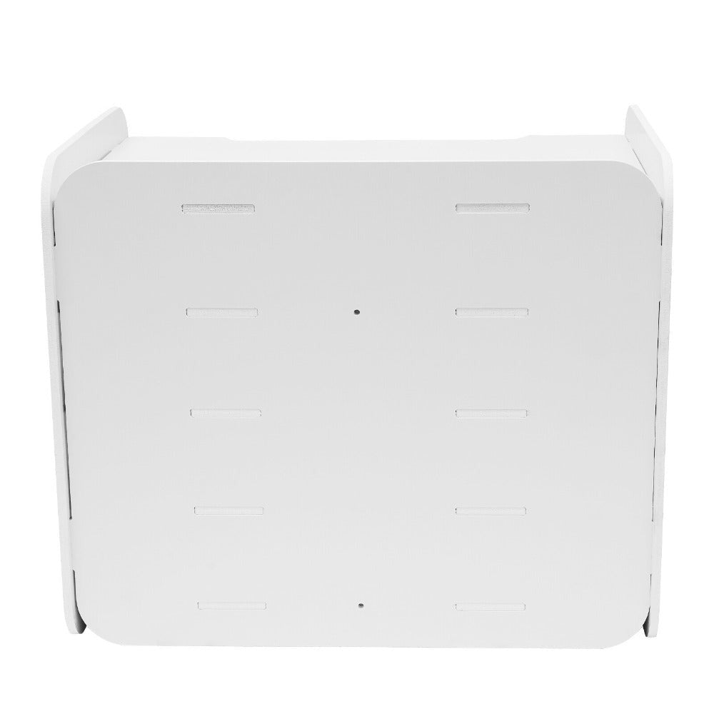 Organizador de bandeja de letras con 5 compartimentos de almacenamiento, bandeja de letras blanca, organizador de papel A4 para escritorio de oficina, bandejas de escritorio blancas con compartimentos, bandejas de papel apilables con construcción de espig