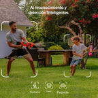 XIAOVV Cámara de Seguridad Inalámbrica Solar 4G LTE con Visión Nocturna a Color, Comunicación Bidireccional, Detección de Movimiento, 2MP, Incluye Tarjeta SIM, Alta Definición PTZ Monitorización por Panel Solar, PlR Detector de Mociones, Notificaciones y