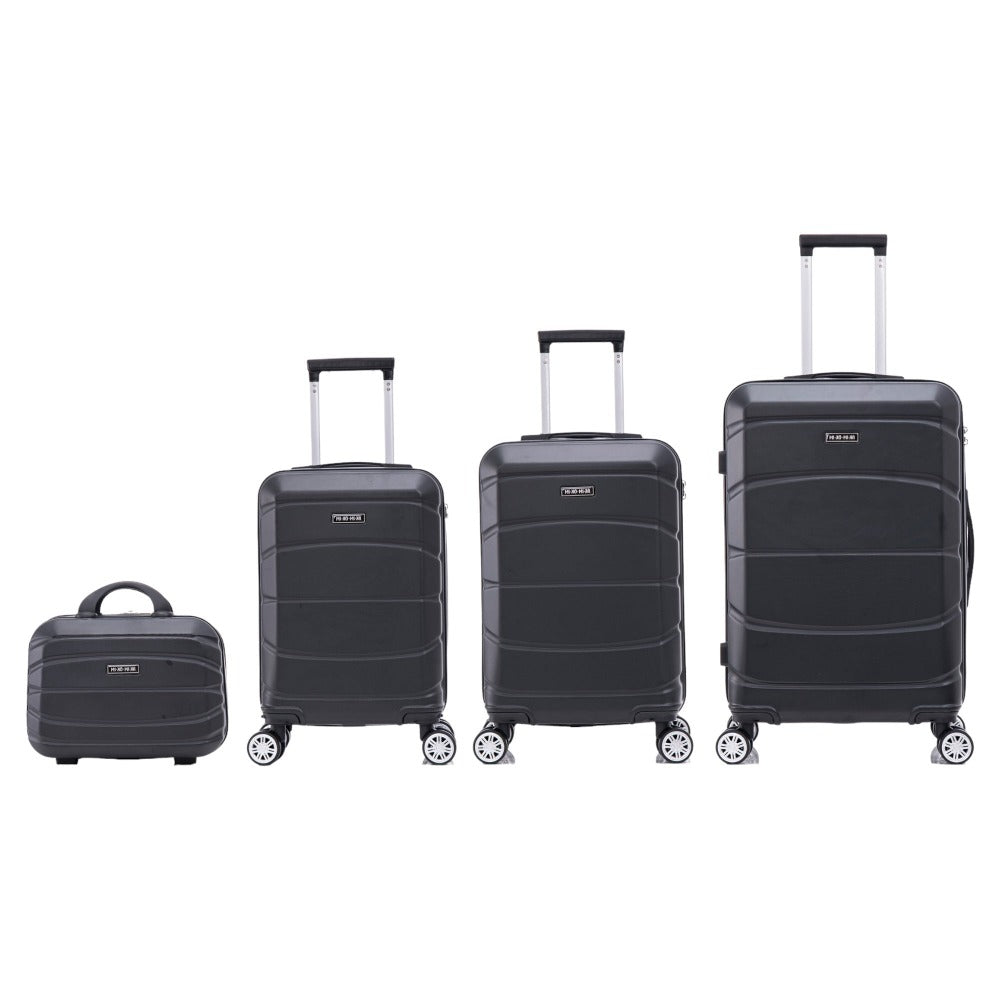 Conjunto de Maletas de Viaje Elegantes: Carcasa Ligera de Abs, Cerradura Numérica, 4 Ruedas Giratorias 360, Asa Telescpica de Aluminio Alloy Juego de Maletas Set Trolley Maleta Cabina ( 8002 NEW)