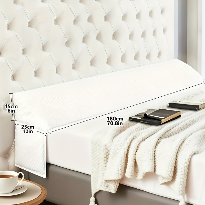 Almohada de cama | Almohada Cura para Cama, Relleno para Espacio de Cama, Almohadas Triangulares, Cierres de Cabecero, Reposacabezas para Dormir