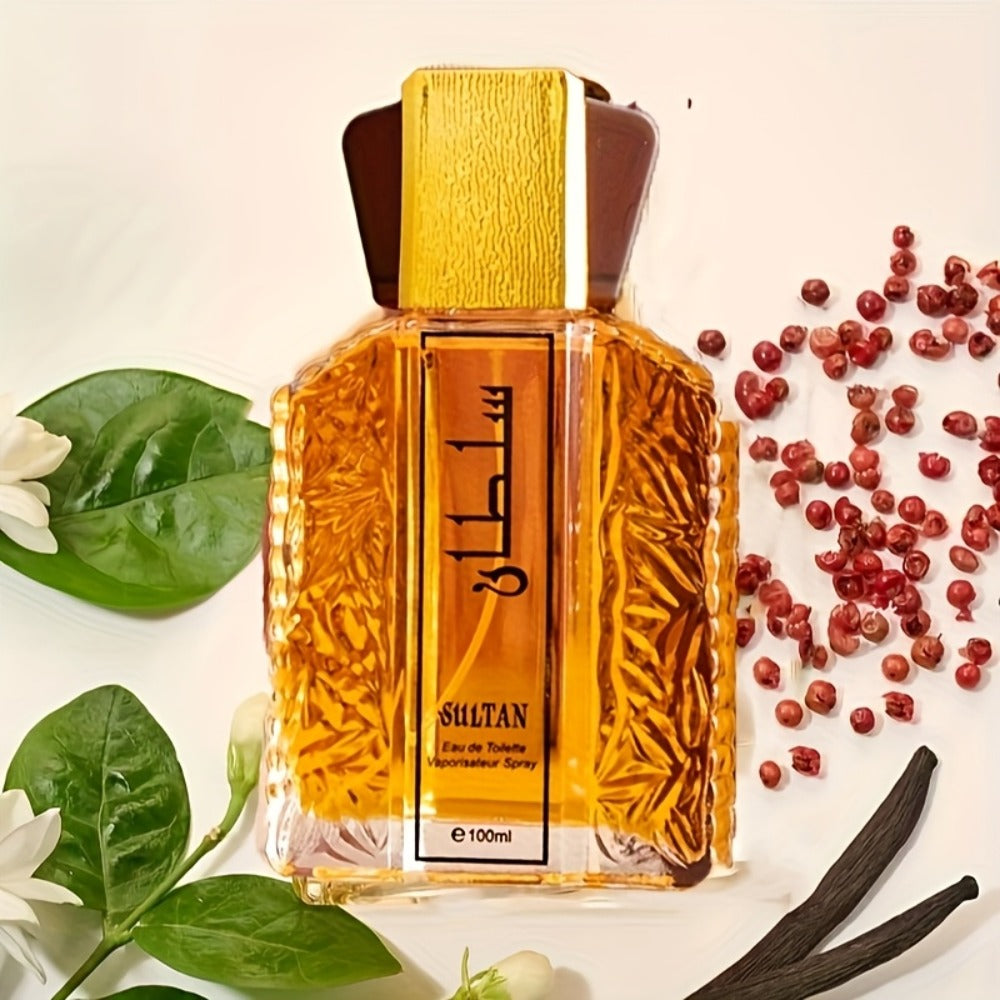 Perfume Floral Amaderado 100 ml + 3 ml, Perfume para Hombre, Perfume Romántico de Larga Duración, Diseño Hermoso, Forma Única, Regalos de Festividades, Muy Adecuado para la Vida Diaria y el Trabajo