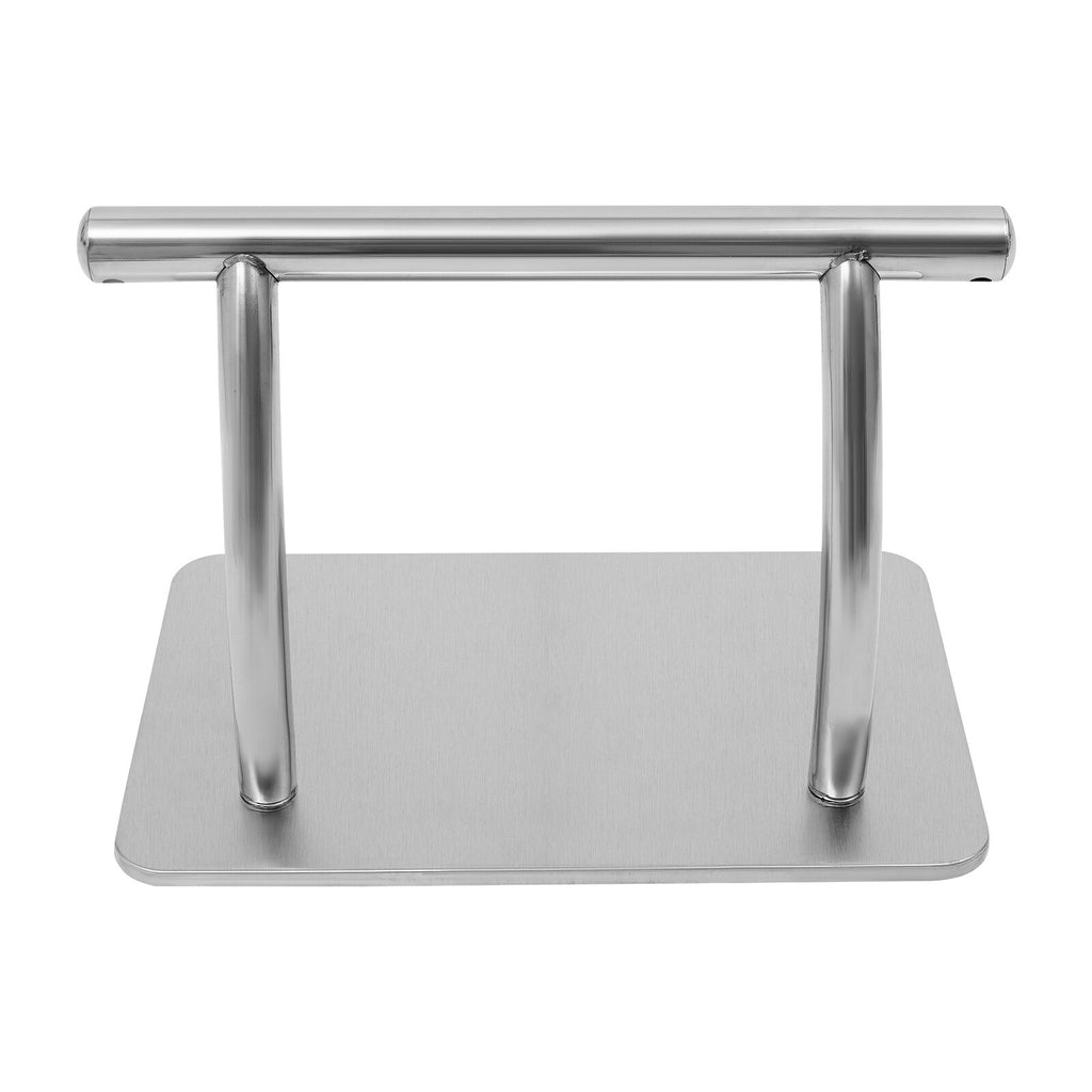 Reposapiés de acero inoxidable para peluquería, Taburete de barbero de altura ajustable, Equipo de salón antideslizante para peluquería, Pedicura, Spa, Terapia de masaje