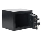 Caja Fuerte Seguridad Digital 4L Nyana Home | Cerradura Electrónica con Código + 2 Llaves de Emergencia | Acero Reforzado Negro Antirrobo | Ideal Hogar, Oficina y Hotel | Montaje en Pared o Suelo con Pernos Incluidos | Panel LED Indicador de Estado | Prot