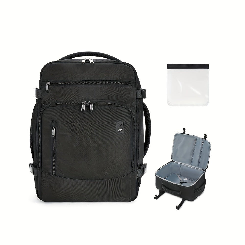 Mochila de Viaje de 30L para Debajo del Asiento con Compartimento para Laptop, Ideal para Avión y Uso Diario | Correas Acolchadas y Sistema de Organización, Equipaje de Mano Unisex, Regalo de Navidad