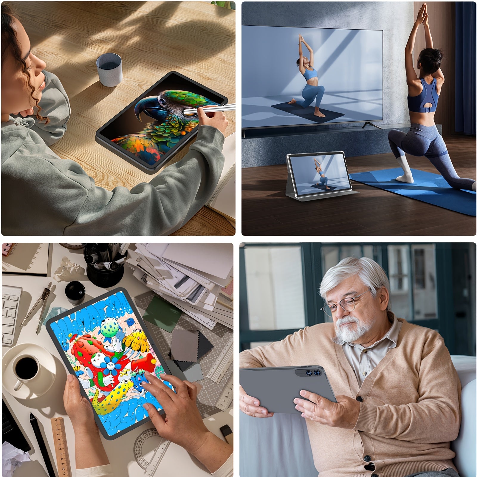 Tablet Android con pantalla táctil | Estudio, trabajo y entretenimiento