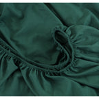 Juego de cama 4 piezas con funda elástica, (Funda de Edredón + Funda Protectora de Colchón + 1/2 Fundas de Almohada), Juego de Funda de Edredón 3-4 Piezas Estilo Nórdico de Color Sólido/Estampado, Ajustable para Camas de 90/105/135/150/180 cm, Regalo Navi