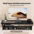 Soporte para portátil y monitor para escritorio oficina y teletrabajo | diseño funcional