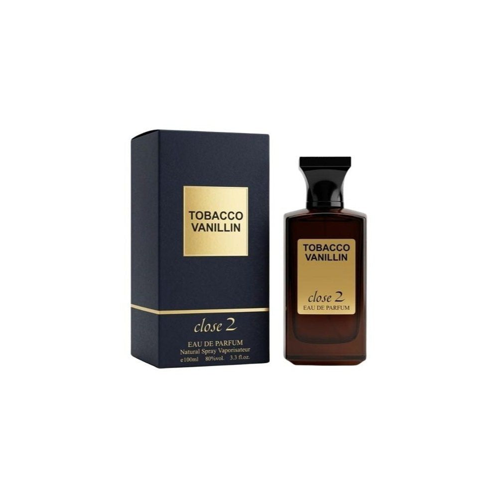 Everlyx - Perfume Tobacco Vanillin Close 2 eau de parfum 100 ml aroma cálido dulce con vainilla y tabaco notas especiadas y fondo amaderado intenso elegante y envolvente.