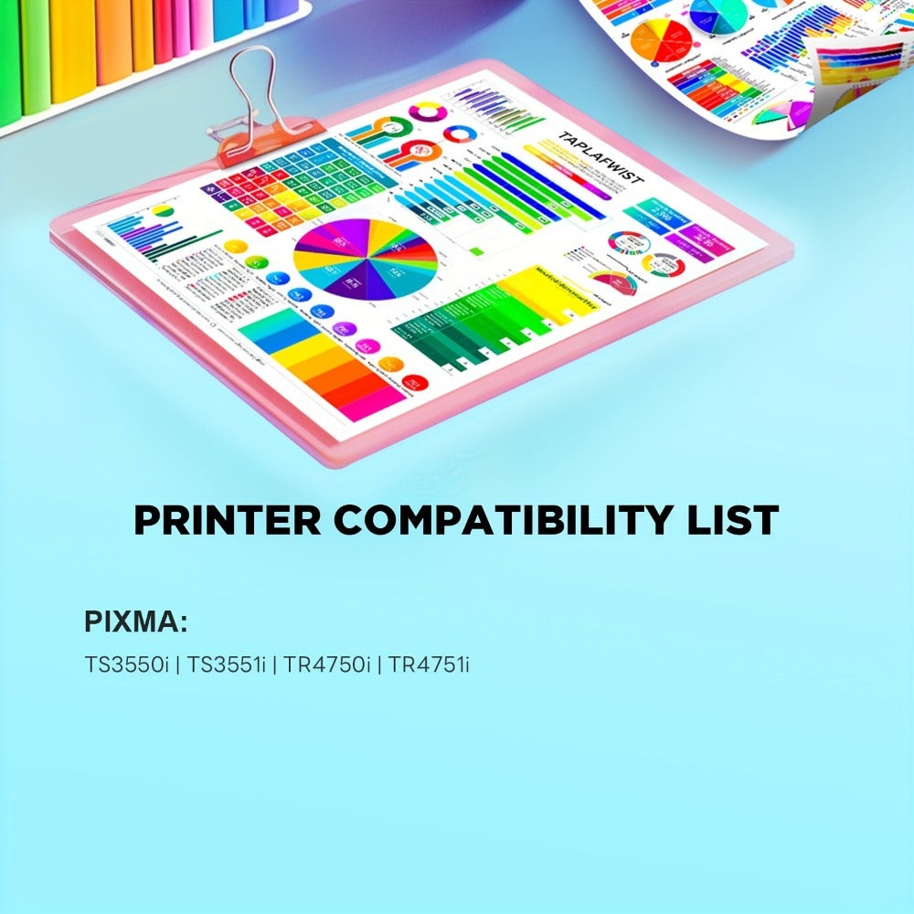 Compatible con cartuchos de tinta PG575XL CL576XL, repuesto negro y de color para tinta PG575XL CL576XL para impresoras Canon PIXMA Ts3550I Ts3551I Tr4750I Tr4751I