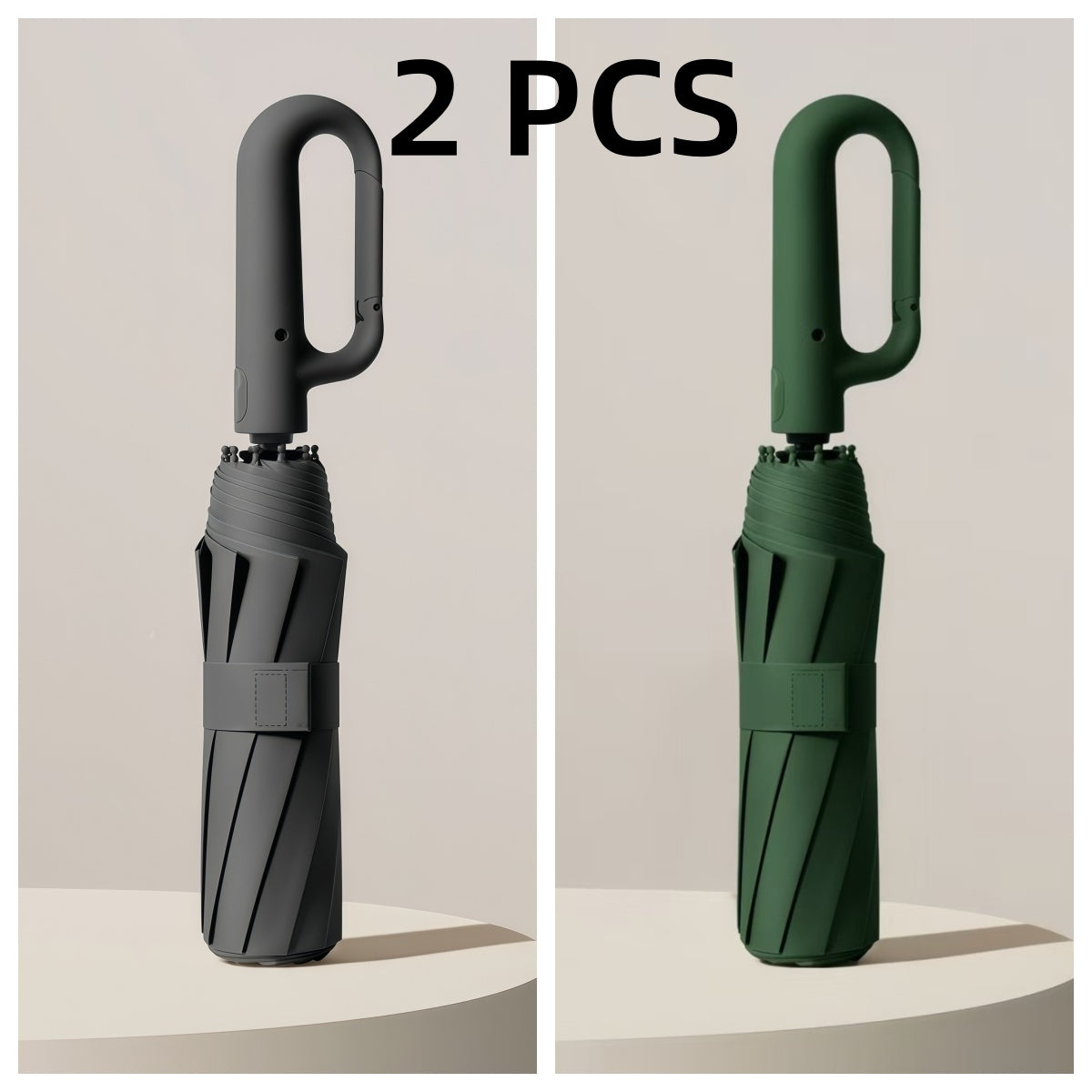 1 y 2 Especificaciones Opcionales, Paraguas Plegable con Hebilla Totalmente Automática, y Protección Solar, Adecuado Tanto para Hombres Como para Mujeres, Paraguas de Viaje, Con un Diámetro de 106cm/41.2 pulgadas Cuando Está Abierto, Robusto y Duradero, P
