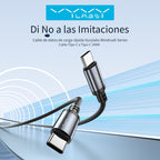 Cable USB-C de carga rápida 240W para móvil tableta y portátil | 240W y 201.17 cm