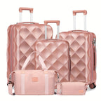 Sea Choice Juego de Equipaje 5 piezas Maletas de Viaje con Bolso de Cabina Ryanair 40X20X25 Juegos de Maletas Rígidas con Cerradura TSA 8 Ruedas Giratorias