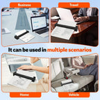 Impresoras Portátiles Inalámbricas para Viajes, Impresora Térmica Inalámbrica Mini sin Tinta Mejorada Compatible con Android, IOS y Portátil, Soporta 21.59cm X 27.94cm Carta de EE. UU. y A4, Impresora Móvil Pequeña Portátil para Viajes y Hogar (con 3 hoja