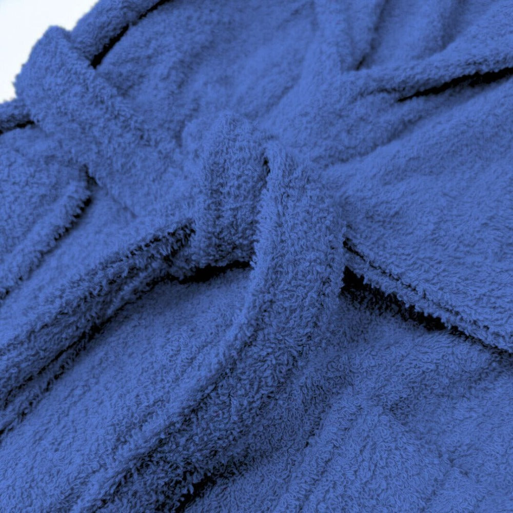 Albornoz de Algodón 450g Unisex para Baño con Cinturón y Bolsillos
