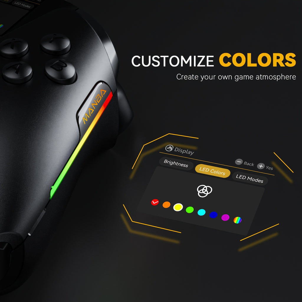 Mando inalámbrico con base de carga para PC, Switch y dispositivos móviles