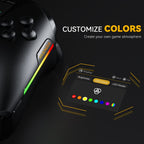 Mando inalámbrico con base de carga para PC, Switch y dispositivos móviles