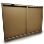 BAKAJI Pizarra Blanca Magnética con 5 Imanes y 1 Marcador, Tablero de Notas Montado en la Pared, Ideal para Cocina, Sala de Estar, Entrada, 60 x 40 cm