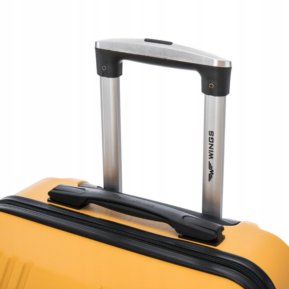 Maleta Rígida Grande XL, Aprox. 75X47X27 Cm O 66X42X24 Cm O Maleta de Cabina 56X38X22 Cm O 55X38X20 Cm / 18" 20" 24" 28" / ABS+, Asa Telescópica Ajustable, 4 Ruedas de 360°, Cerradura con Código, Equipaje de Mano en Colores Oro Rosa / Champán / Amarillo /