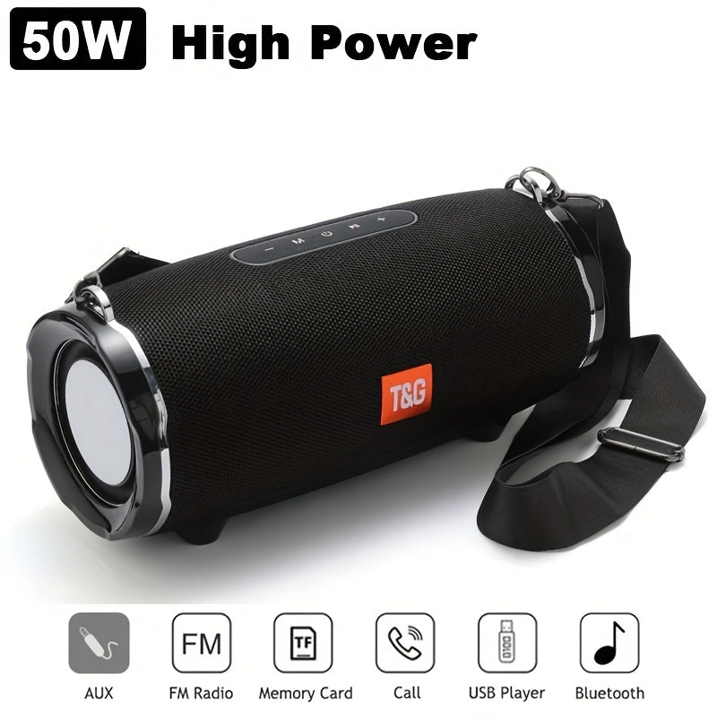 Altavoz Bluetooth | Altavoz sin varillas portátil de alta potencia TG187, audio de alta resolución con doble altavoz, sonido envolvente
