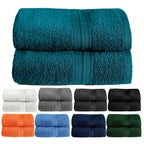 Paquete de 2 Toallas 100% Algodón 550gsm Extra Suaves, Super Absorbentes y Secado Rápido – Paños para Manos, Baño o Invitados 30x50cm, 50x100cm, 70x140cm - 9 Colores Disponibles