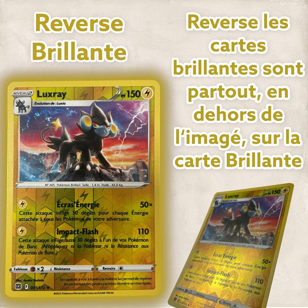 Pokémon 20 Cartas Oficiales en Francés Incluyendo - 2 Shiny - Sin Pokémon Duplicados, Cartas para Niños