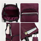 Mochila espaciosa para mujer, diseño casual ligero, versátil para viajes de negocios cortos, apta tanto para hombres como para mujeres, y se puede usar como una bandolera de un solo hombro