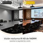 Cámara de Reloj Rectangular Inteligente, Cámara Inalámbrica Wifi 1080P con Visión Nocturna, Detección de Movimiento y Visualización Remota, Cámara de Vigilancia para Bebés/Personas Mayores/Mascotas, Seguridad Interior para el Hogar, Decoración de Escritor