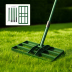 Rastrillo Nivelador de Césped Manual 76 X 25 Cm, Espátula para Césped de Jardín, Herramienta de Rastrillo de Arena Sin Esfuerzo con Mango de 229 Cm, Rastrillo para Jardín, Campo de Golf (Verde: 25*74.5*190cm; Plata: 35*75*190cm; Plata: 24.5*42.5*191cm Neg