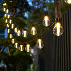 Guirnalda LED solar de ocho modos | Para jardín, camping y fiestas