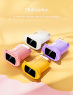 Microscopio Portátil de Bolsillo 1000X para Niños, Pantalla de 6.1 cm, Recargable, Mini Microscopio Digital Educativo, Regalo para Niños y Estudiantes de 3 a 12 Años
