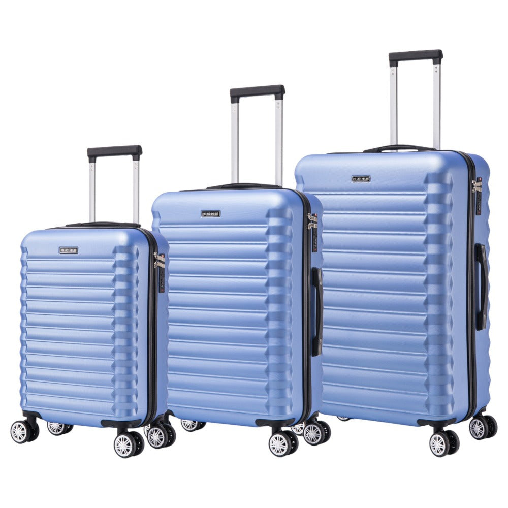 Conjunto de Maletas de Viaje Elegantes: Carcasa Ligera, Cerradura Numérica, 4 Ruedas Giratorias 360, Asa Telescpica de Aluminio Aleado Juego de Maletas Maleta ( 6999 M001 8008 6020 )