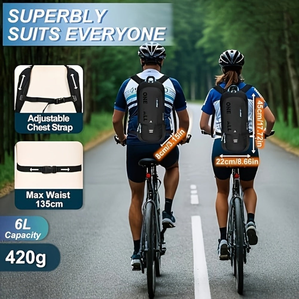 Mochila de Bicicleta LOCAL LION, Mochila de Senderismo, Mochila de Senderismo Compacta para Mujer, Bolso Deportivo para Hombre, Mochila Ligera para Correr Adecuada para Ciclismo, Vacaciones de Esquí, Senderismo, Visita de Ciudades, Con Funda para Mochila,