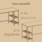 Mesa de Trabajo, Escritorio, 50,1 x 100,1 x 76,1 cm, Mesa de Ordenador, Estilo Moderno, para Oficina en Casa, Dormitorio, Sala de Estar, Estudio