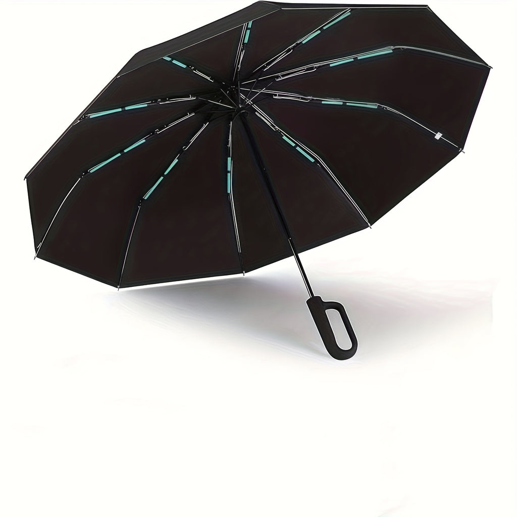 1 y 2 Especificaciones Opcionales, Paraguas Plegable con Hebilla Totalmente Automática, y Protección Solar, Adecuado Tanto para Hombres Como para Mujeres, Paraguas de Viaje, Con un Diámetro de 106cm/41.2 pulgadas Cuando Está Abierto, Robusto y Duradero, P