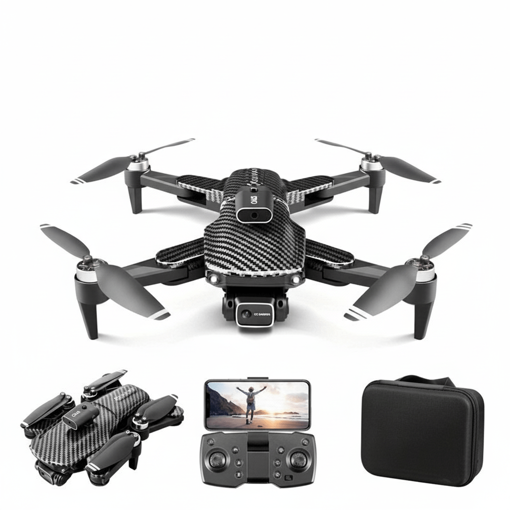 El dron K611 MAX cuenta con baterías duales y cámaras duales, posicionamiento de flujo óptico, despegue con un clic, hover automático, resistencia al viento fuerte y evitación inteligente de obstáculos, lo que lo hace diseñado específicamente para la foto