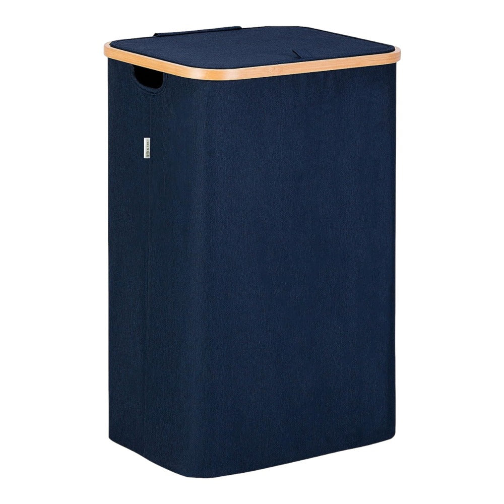 Cesto de Ropa Sucia con Tapa y Asas: 72L o 100 L,2 Clasificaciones, Plegable, Bolsa Interior a Maquina - Solucion Elegante y Pratica para la Lavandera en tu Dormitorio,Cubo Ropa Sucia