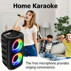 Altavoz Bluetooth para música en casa y al aire libre | 2400mAh