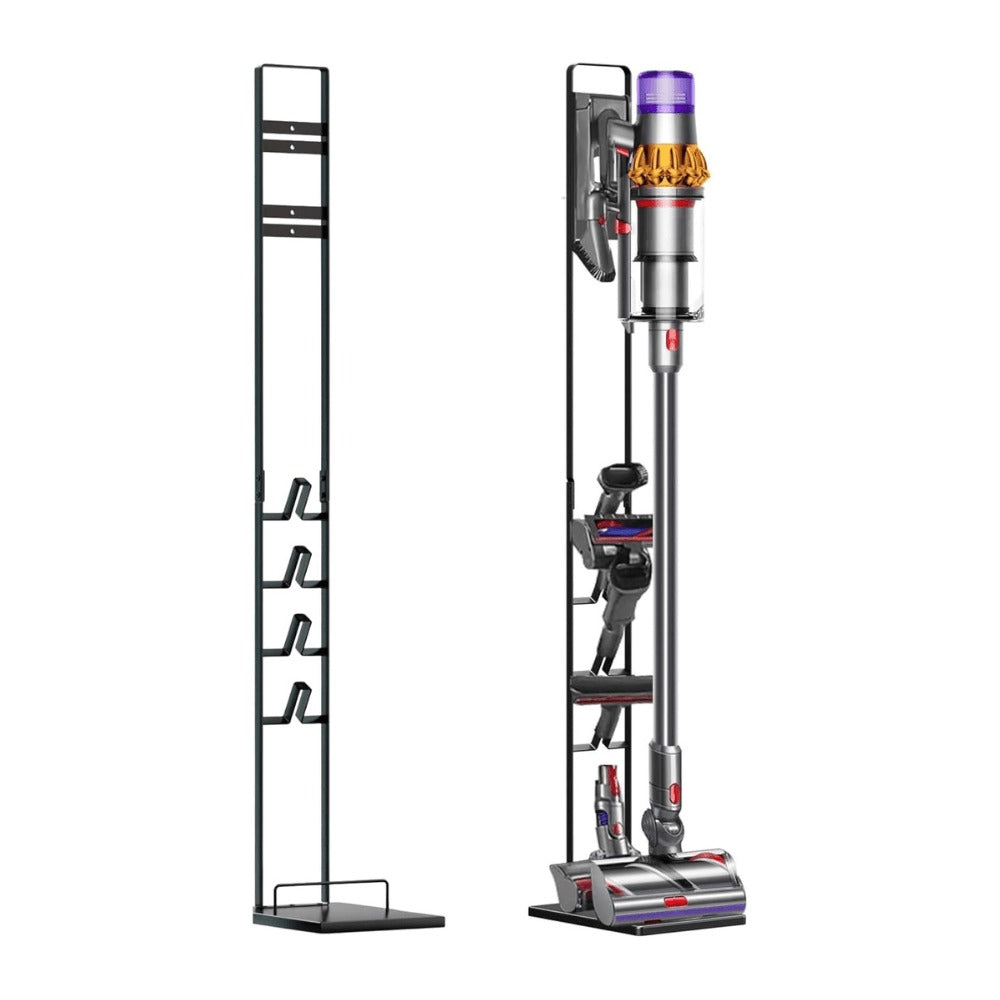 Soporte de Aspiradora Compatible con Dyson V15 V12 V11 V10 V8 V7 V6 - DC58/ DC59/ DC62/ DC74 - Organizador de Almacenamiento de Suelo Sin perforar la Pared.