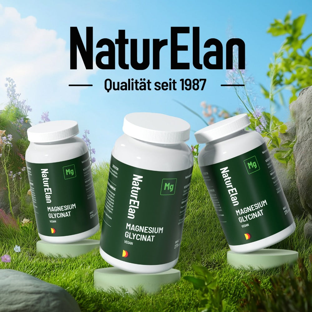 Bisglicinato de Magnesio - Premium: Magnesio Quelado - 270 Cápsulas - 300 mg de Magnesio Elemental por Dosis Diaria - Vegano, Alta Dosis