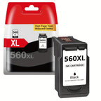Paquete de 560 561 XL Cartuchos para Canon 560XL 561XL PG-560XL CL-561XL PG560XL CL561XL Cartuchos de Impresora para Pixma TS5350 TS5351 TS7450 TS7451 TS5352 TS5353 (Negro)
