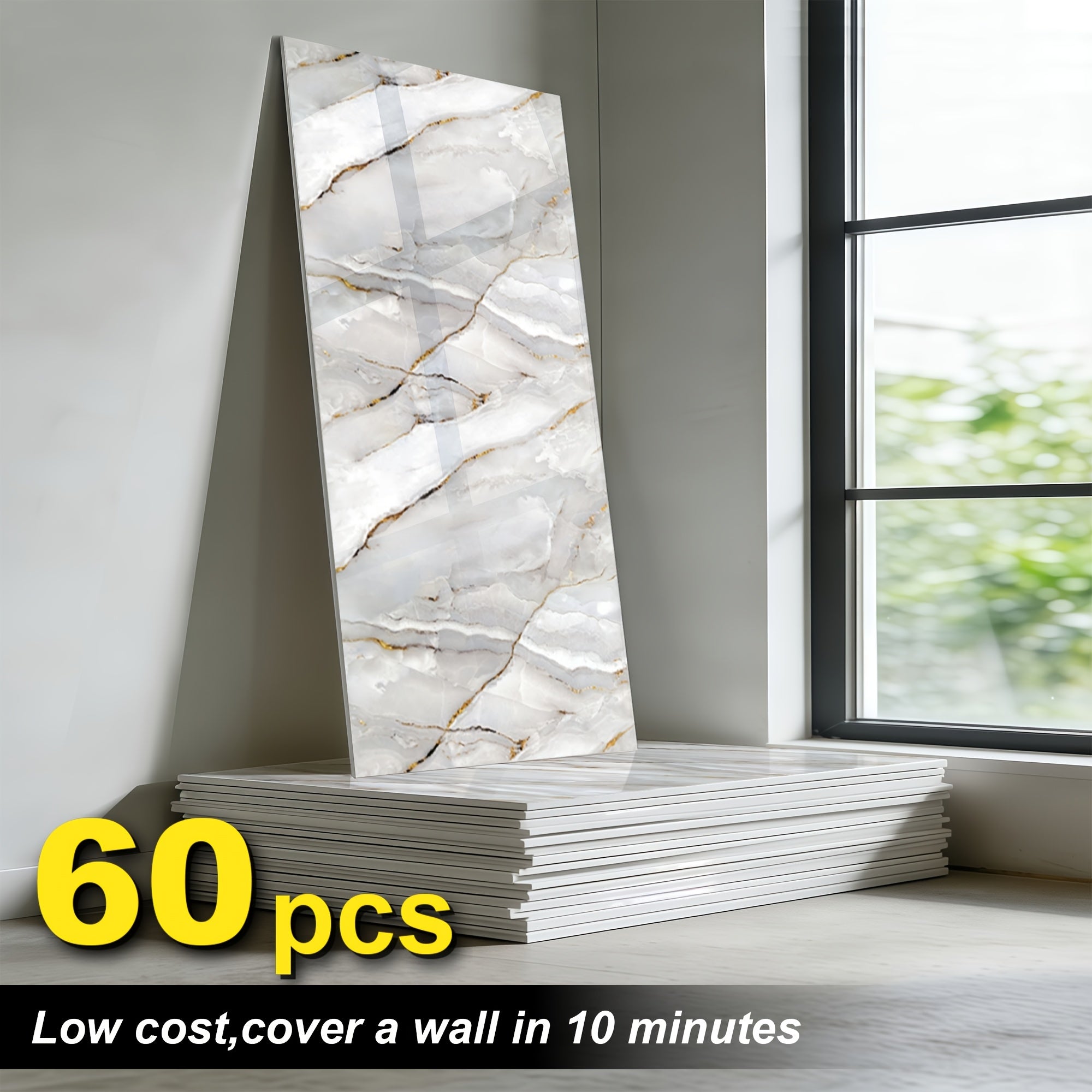 Panel de pared autoadhesivo 100 unidades | Cocina baño salón y renovación DIY