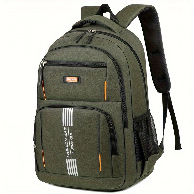 Mochila para hombre, multi-compartimento, gran capacidad, mochila de viaje de moda, bolsa para portátil, mochila escolar para ir al trabajo