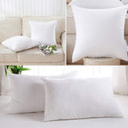 Tesosy Pack 4 / 6 Relleno de Cojin Relleno de Fibra Virgen Hueca Siliconada Suaves y Indeformable, Relleno para Cojines de Sofa o Almohadones