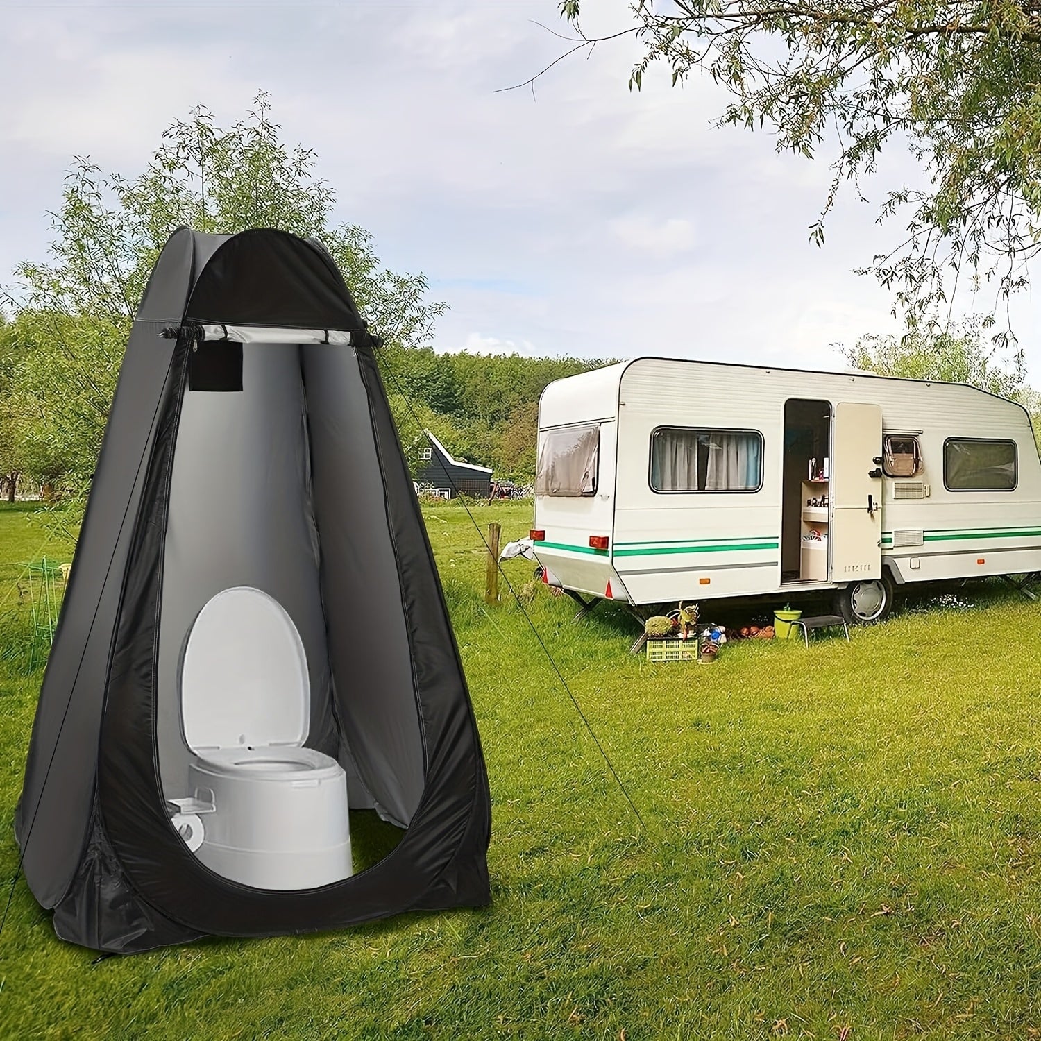 Tienda de Cambio Portátil para Exteriores para Privacidad, Ideal para Duchas de Camping y como Inodoro Móvil