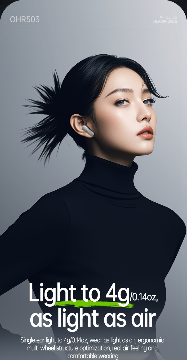 Auriculares Bluetooth | [Acer 2026 Nuevo] Auriculares inalámbricos TWS con graves potentes, llamadas estéreo, cancelación de ruido, duración