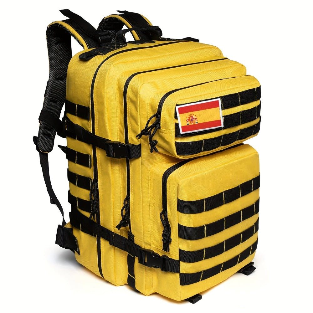 45L Mochila Táctica para Senderismo al Aire Libre para Mujeres/Hombres, Mochila Deportiva de Ciclismo y Fitness con Sistema MOLLE, Bolsa de Viaje para Escalada y Trekking, Estilo Poliéster 3 Días, Mochila Táctica para Deporte y Emergencias