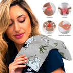 Bolsitas de semillas para microondas, 30 x 13 cm, multiusos, terapia de frío y calor para aliviar dolores musculares, menstruales y de cuello. Aptas para microondas y congelador. Hecho a mano. Terapia de frío y calor. Alivia calambres, cólicos y migrañas.