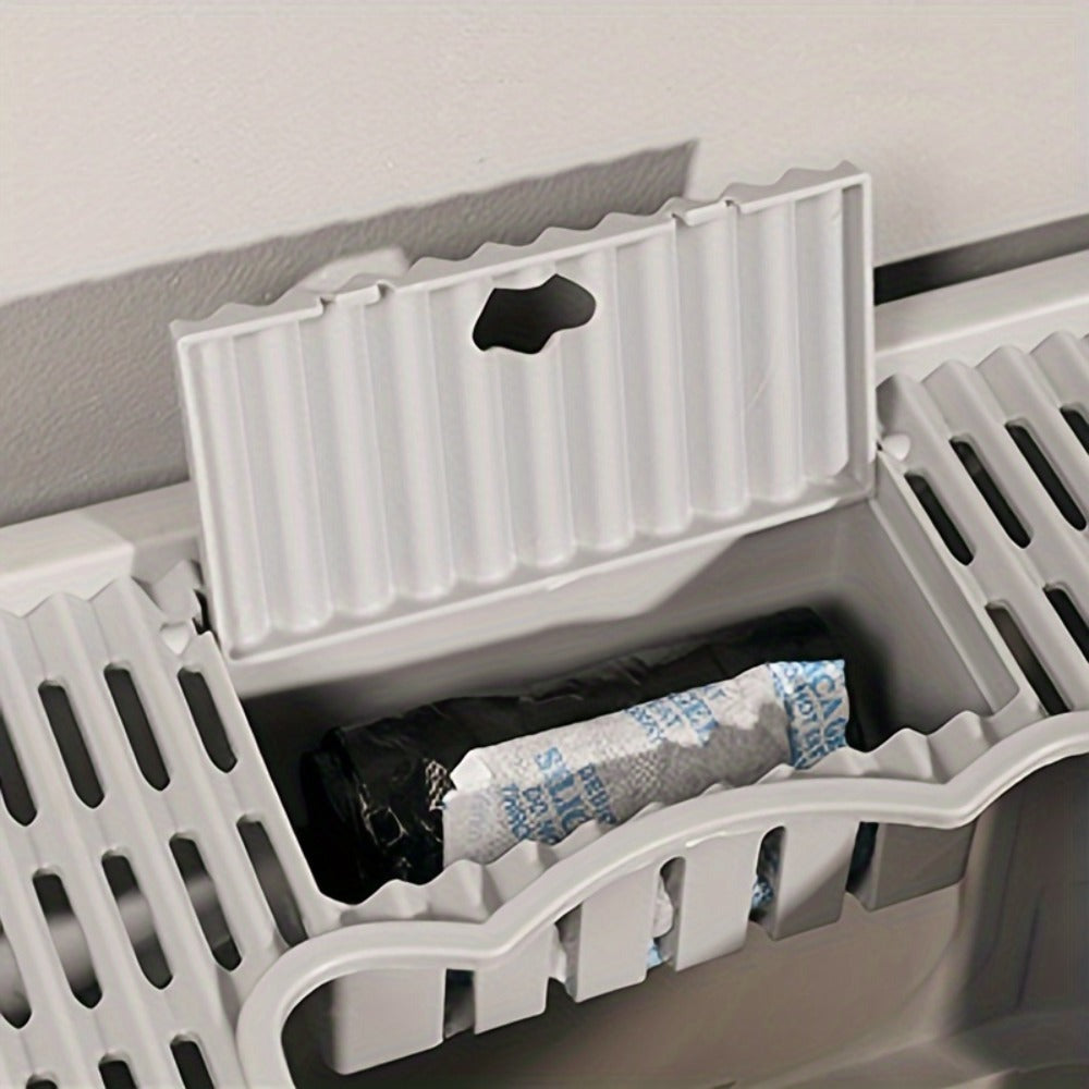 Caja de arena cerrada para gatos, cajas de arena con entrada frontal y salida superior, bandeja de arena extraíble con masajeador, pala para arena, para gatitos, diseño desmontable