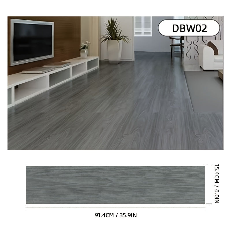 Pack de baldosas de vinilo para suelo 36 piezas 91.4 cm | Para cocina, baño y sala
