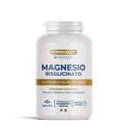 SUPREME MAGNESIO BISGLICINATO 450Mg (Hasta 4 Meses) 240 Pastillas - Complejo Premium | Vitamina B12, B1, B2, B6, C y Coenzima Q10 | Suplemento - Vegano y Hecho en Italia